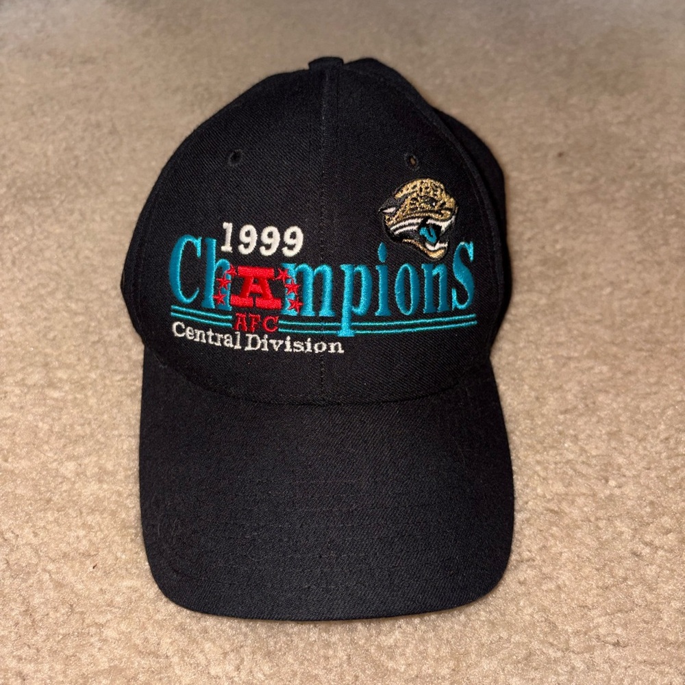 1999 Jaguars division champs hat
